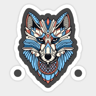 Blue Wolf Sticker